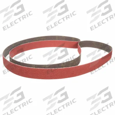3M CUBITRON II Cloth Belt 984F: 3 in W x 90 in L, Ceramic, 36 Grit, YF Wt Cloth Backing - Cool-Cutting Sanding Belts for All Metals