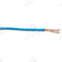 GENSPEED Category Cable: 100 ft Cable Lg, 24 AWG, Riser, Blue, PVC, Std, 5131278E, 5e, Unshielded. Key specifications — Conductor Gauge: 24 AWG; Jacket Material: PVC; Brand: GENSPEED; Pairs Separation: Standard.