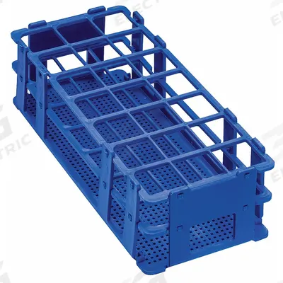 SP SCIENCEWARE Tube Rack: 4 1/8 in Overall Wd, 2 1/2 in Overall Ht, 9 3/4 in Overall Lg - Lab Storage Racks