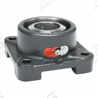 MOLINE BEARING 4 Bolt Flange Bearing: Spherical Roller, 1 1/2 in Bore, Cast Iron, Concentric Collar (MPN 29611108). Key specifications — Bore Type: Cylindrical; Brand: MOLINE BEARING; Lubricant Material: LC-2 Lithium Complex Grease; Mounting Bolt Size: 1/2 in; Split Housing: Not Split; System of Measurement: Inch.