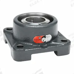 MOLINE BEARING 4 Bolt Flange Bearing: Spherical Roller, 1 1/2 in Bore, Cast Iron, Concentric Collar (MPN 29611108). Key specifications — Bore Type: Cylindrical; Brand: MOLINE BEARING; Lubricant Material: LC-2 Lithium Complex Grease; Mounting Bolt Size: 1/2 in; Split Housing: Not Split; System of Measurement: Inch.