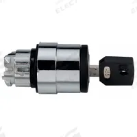 SCHNEIDER ELECTRIC Keyed Selector Switch: 3 Position, 22 mm Panel Mounting Size, Series XB4 (MPN ZB4BG310). Key specifications — Manufacturer Part Number: ZB4BG310; Brand: SCHNEIDER; Switch Action: Maintained/Maintained/Maintained; Key Removal Position: Center.