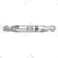 OSG Ball End Mill: Cobalt, Double End, 2 Flute, 1" Mill Dia, 1-5/8" LOC, 5-7/8" OAL (MPN 5235100)