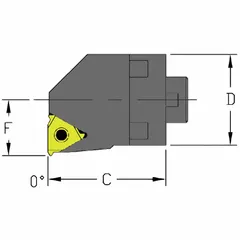 ULTRA-DEX USA Indexable Thread Cutting Unit Head (MPN 912-000-086)
