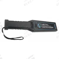 METAL DEFENDER Metal Detector: 1 1/2 in Scan Dp, 11 3/4 in L x 2 3/4 in W x 1 in H (MPN MD-1001C). Key specifications — Alert Type: Vibration; Batteries Included: No Batteries Included; Battery Size: 9V; Brand: METAL DEFENDER.