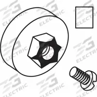 APPROVED VENDOR Roller: 3/8 in Wd, 100 lb Max Wt (MPN 21-66). Key specifications — Product Type: Roller; Brand: APPROVED VENDOR.