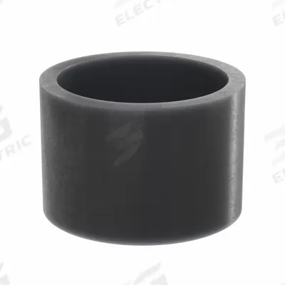 BUNTING BEARINGS Sleeve Bearing: PTFE, 5/8 in Bore, 3/4 in OD, 1/2 in Overall Lg, Dark Gray - Low-Friction Plastic Sleeve Bearings