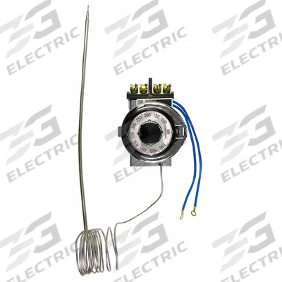 ROBERTSHAW Electric Thermostat: 100°F to 550°F Temp Range, 100 to 550 Dial, 60 in Capillary - Electric Cooking Thermostats