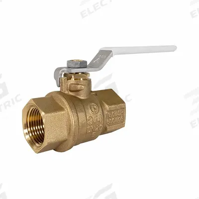 JOMAR VALVE Manual Two-Way Ball Valve: 1/2 in, Brass, Straight, Press x Press - Brass Ball Valves