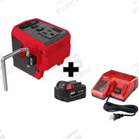 MILWAUKEE Power Supply Kit: 18V DC, 3 Ports, Milwaukee M18 Batteries/Milwaukee M18 Cordless Tools (MPN 2846-20, 48-59-1850). Key specifications — attr1255706: Power Supply, Battery and Charger Kit; attr1255707: Milwaukee M18 Batteries; attr1255721: 18V DC; attr1255720: MILWAUKEE.