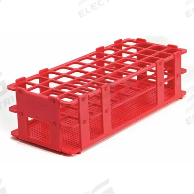SP SCIENCEWARE Tube Rack: 4 1/8 in Overall Wd, 2 1/2 in Overall Ht, 9 3/4 in Overall Lg - Lab Storage Racks