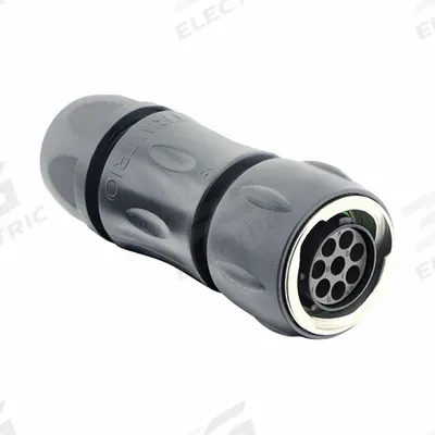 SOURIAU Electrical Connector: Trim Trio UTGX 12, Plug with Cable Gland, 8 Contacts - Trim Trio UTGX Harsh Environment Circular Connectors
