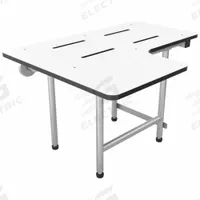 WINGITS Shower Bench: Phenolic/Stainless Steel, 32 in Max. Seat Wd, 800 lb Wt Capacity (MPN WSLX320225PWREV)