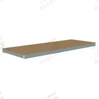 TENNSCO Shelf: 96 in x 36 in, 1,600 lb Load Capacity, Particleboard, Gray, Shelf (MPN ZLCS-9636D). Key specifications — Decking Material: Particleboard; Includes: (2) Angle Beams; Decking Finish: Unfinished; Shelf Configuration: Single Straight; Color: Gray; Frame Material: Steel; Brand: TENNSCO; Frame Finish: Zinc Plated.