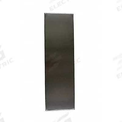 ASI GLOBAL PARTITIONS Partition Panel: Stainless Steel, Satin, Silver, 58 in Ht, 22 in Wd - Panels & Panel Posts for Bathroom Partitions