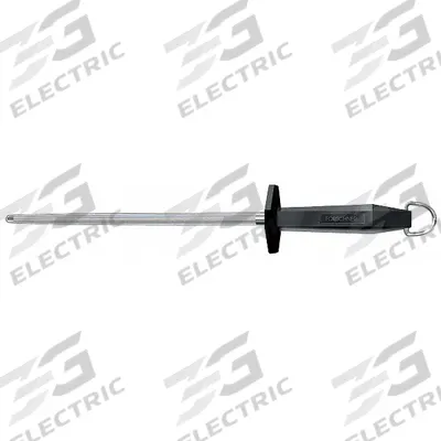 VICTORINOX Smooth Cut Sharpening Steel: Chrome Plated Steel, 15 1/4 in Overall Lg - Stainless Steel Honing Steels