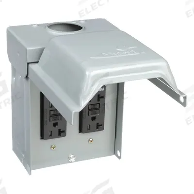 GE Unmetered Surface Power Outlet: 20 A, 120V AC, 5-20R - Unmetered Surface Power Outlets