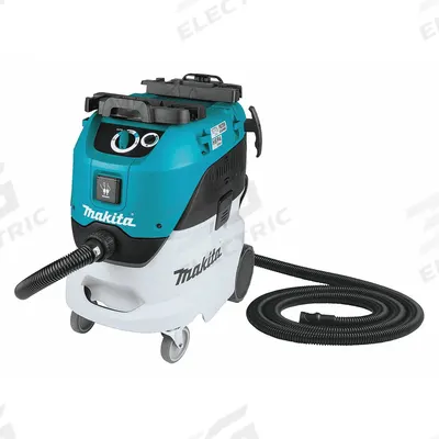 MAKITA Dust Extractor: HEPA, Dry/Wet, 11 gal Tank, 148 cfm Air Flow - Corded Dust Extractors with HEPA Filtration