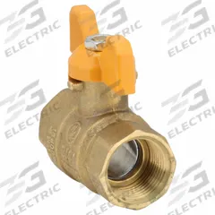 APPROVED VENDOR Manual Two-Way Ball Valve: 3/4 in, Brass, Straight, FNPT x FNPT, Full Port Ball Port (MPN 1WMH1). Key specifications — Brand: APPROVED VENDOR; Handle: Tee.