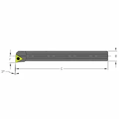 ULTRA-DEX USA Indexable Boring Bar: A08M STUPR2 (MPN 957-000-074). Key specifications — attr257292: A08M STUPR2.