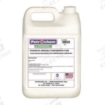PETROCHEM Compressor Oil: 1 gal, Jug, 20 SAE Grade, 68 ISO Viscosity Grade - Air Compressor Oils