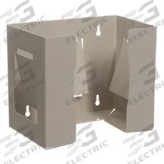 Protection Dispenser: Wall, 12 1/4 in x 7 5/8 in x 10 1/8 in, ABS, Tan (MPN PD100-0212). Key specifications — Dispensing Method: Open Front and Open Top; Mounting Location: Wall; Material: ABS; Dispenser Capacity: 1 Box; Products Dispensed: Shoe Covers (Boxed); Dispenser Style: Tray; Brand: BOWMAN DISPENSERS.