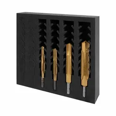 HOLEMAKER TECHNOLOGY Drill Tap Set: 4 Pc (MPN 301130-SET1). Key specifications — attr1300676: HOLEMAKER TECHNOLOGY; attr1300681: Impact Rated.