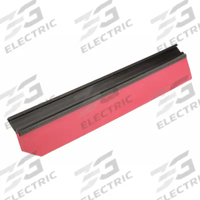 TENNANT Side Squeegee Blade Set: Rubber, 26 5/8 in Overall Lg, 5 5/8 in Overall Wd - Replacement Squeegee Blades for Floor Cleaning Machines