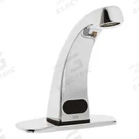 ZURN Bathroom Sensor Faucet: AquaSense®, Brass, Chrome Finish, Single-Post, Battery, Aerated, UNEF (MPN Z6913-XL-CP4-MV). Key specifications — Brand: ZURN; Includes: Cover Plate, 4 in; Series: AquaSense®.