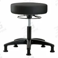 Stool: Vinyl, Ht Range 17 1/4 in to 22 1/2 in, 17 in Seat Wd, 17 in Seat Dp, 5 Glides, 0 Casters (MPN BR-VDHSO-RG-RG-8540). Key specifications — Brand: APPROVED VENDOR; Foot Support: No; Base Material: Fiberglass; ESD-Safe: Not ESD Safe; Number of Casters: 0.