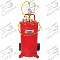JOHNDOW INDUSTRIES Fuel Caddy: 25 gal Capacity, Gasoline/Kerosene, Red, Steel, Two-Way Rotary Pump (MPN FC-25GC). Key specifications — Compatible Fuel: Kerosene; Dispensing Mechanism: Two-Way Rotary Pump; Brand: JOHNDOW INDUSTRIES; Tank Material: Steel.