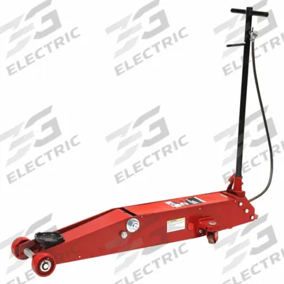 AMERICAN FORGE & FOUNDRY Manual Jack 5 Ton: Steel, Foot Pedal, Air/Mechanical - Trolley Floor Jacks