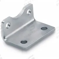 SPEEDAIRE Foot Bracket: Foot Mount Type, Fits 100 mm Bore Dia, 120 mm Overall Lg, Steel, L5100. Key specifications — attr947439: L5100; attr947448: Steel; attr1171502: Foot Bracket.