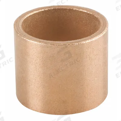 BUNTING BEARINGS Sleeve Bearing: Bronze, SAE 841, 1 1/4 in Bore, 1 1/2 in OD, 1 in Lg - Lubricated Food-Grade Metallic Sleeve Bearings
