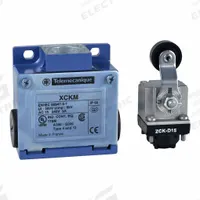 TELEMECANIQUE SENSORS Limit Switch: 70°, Roller Lever, XCKM, 0.22 in Roller Wd, 2 Mounting Holes (MPN XCKM115H7). Key specifications — Manufacturer Part Number: XCKM115H7; Brand: TELEMECANIQUE SENSORS; Electrical Connection: Screw Clamp Terminals; Series: XCKM.