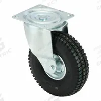 APPROVED VENDOR Plate Caster: Swivel, Steel, 10 1/4 in Wheel Dia., 3 3/8 in Wheel Wd, Hole, Square (MPN L-P 263R). Key specifications — Brand: APPROVED VENDOR; Swivel Raceway Type: Double Ball; Roll Up: Swivel.
