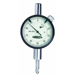 INSIZE Dial Indicator - Lug Back: 0 in to 0.25 in, Inch, Plunger, 0.0005 in Accuracy (MPN 2304-0255). Key specifications — attr1184168: 2304-0255; attr1184178: 0-50; attr1184223: INSIZE; attr1200883: Dial Indicator - Lug Back; attr1184173: AGD 1; attr1184177: 0.0005 in; attr1184208: Short Form Certificate Traceable to NIST.