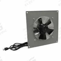 Exhaust Fan: Direct Drive, 8 in Blade, 3/100 hp, 292 cfm_360 cfm, 115V AC, 1 ph, Totally Enclosed (MPN P08). Key specifications — Frame Finish: Powder Coated; Blade Material: Galvanized Steel; Assembled: Assembled; Brand: CANARM; Nameplate Voltage: 115V AC; Frame Material: Steel; Guard Type: Intake; Motor Type: Single Phase.