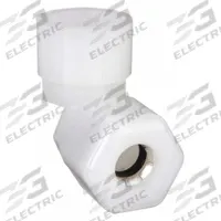 PARKER Compression Fitting Elbow: 1/4 in OD x 1/8 in Pipe Size, Compression x FNPTF, Nylon (MPN N4FE2). Key specifications — Brand: PARKER.