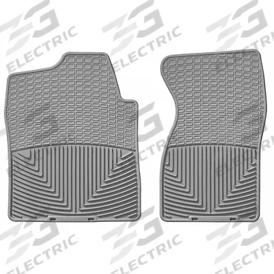 WEATHERTECH Vehicle Floor Mat: 27 3/4 in Lg (In.), 18 in Wd (In.), Gray - Front Floor Mats