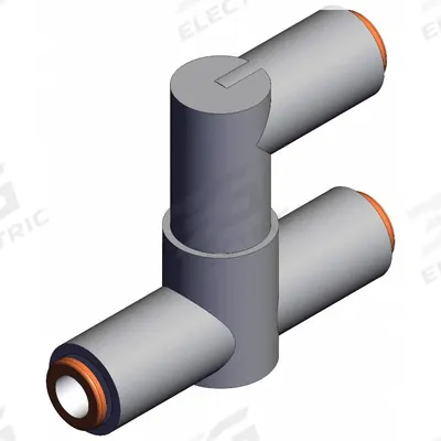 SMC Shuttle Valve: 6 mm - Pneumatic Shuttle Valve Transmitters with Fittings