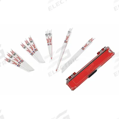 MILWAUKEE Reciprocating Saw Blade Set: 10 Pieces, Reciprocating Saw Blade Set - Reciprocating Saw Blade Sets