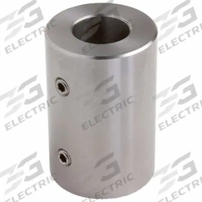 CLIMAX METAL PRODUCTS Rigid Shaft Coupling: 1 3/8 in Bore Dia 1, 1 3/8 in Bore Dia 2, Round - Set Screw Rigid Shaft Couplings