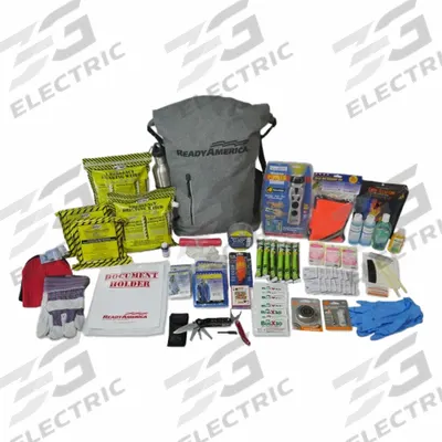 READY AMERICA Survival Kit: 80 Components, Backpack - Emergency Survival Kits