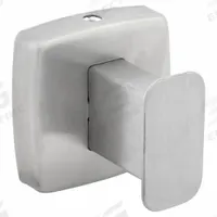 APPROVED VENDOR Bathroom Hook: 1 7/8 in x 2 in x 2 in, Stainless Steel, Satin, 50 lb Wt Capacity (MPN 4WMK8). Key specifications — Brand: APPROVED VENDOR; Material: Stainless Steel.