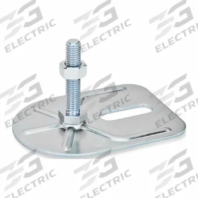 JW WINCO Male-End Leveling Mount: Swiveling Stud, 1/2"-13 Thread Size, 3 3/20 in - Swivel Male Leveling Mounts