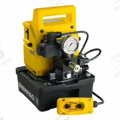 ENERPAC Electric Pump: 5,000 psi Max. Op Pressure, 25 cu in/min Max. Flow Rate, 1/2 hp Max. HP (MPN WUD1301B). Key specifications — attr941810: WUD1301B; attr941817: 3-Way; attr941814: Retract.