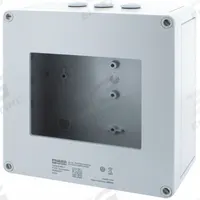 MURRELEKTRONIK Plug Housing: 2-Way Housing with 6 Blind Plugs, Light Gray Polycarbonate Housing (MPN 4000-68000-9060020). Key specifications — Brand: MURRELEKTRONIK; IP Rating: IP65; Product Type: Housing with Cover; Color: Light Gray; Material: Polycarbonate; Compatible Inserts: Modlink MSDD Panel Interface Inserts; Housing Type: 2-Way Housing with 6 Blind Plugs.