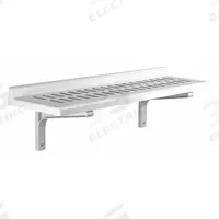 CAMSHELVING PREMIUM Wall Shelf Kit: Solid Shelf, 48 in x 14 in x 13 1/2 in, Gray (MPN EACSWS1448VK480). Key specifications — Color: Gray; Shelf Style: Solid; Includes Mounting Hardware: Yes; Brand: CAMSHELVING PREMIUM.