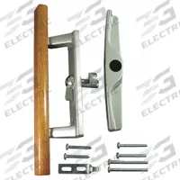 APPROVED VENDOR Patio Door Handle Set: 9 in Lg, 2 in Wd, 4 1/2 in Ht (MPN 13-104). Key specifications — Product Type: Door Handle Set; Brand: APPROVED VENDOR.